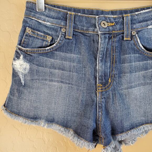 Carmar Cutoff Distressed Denim Shorts - Picture 3 of 9